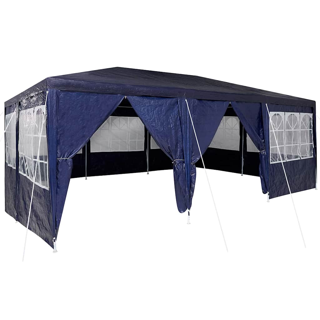 Tenda Party 600 x 400 x 266 cm Blu Polietilene