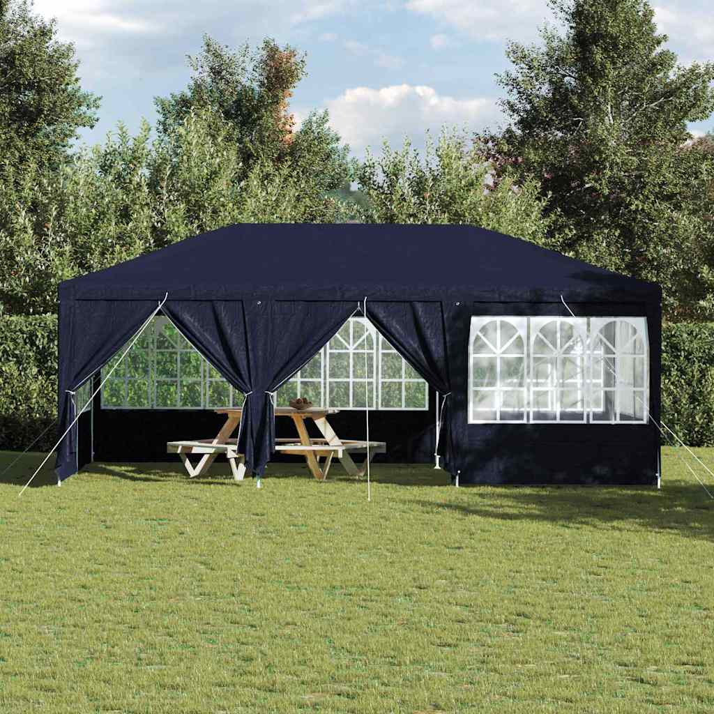 Tenda Party 600 x 400 x 266 cm Blu Polietilene