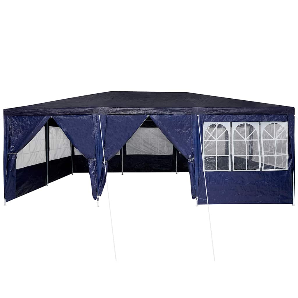 Tenda Party 600 x 400 x 266 cm Blu Polietilene
