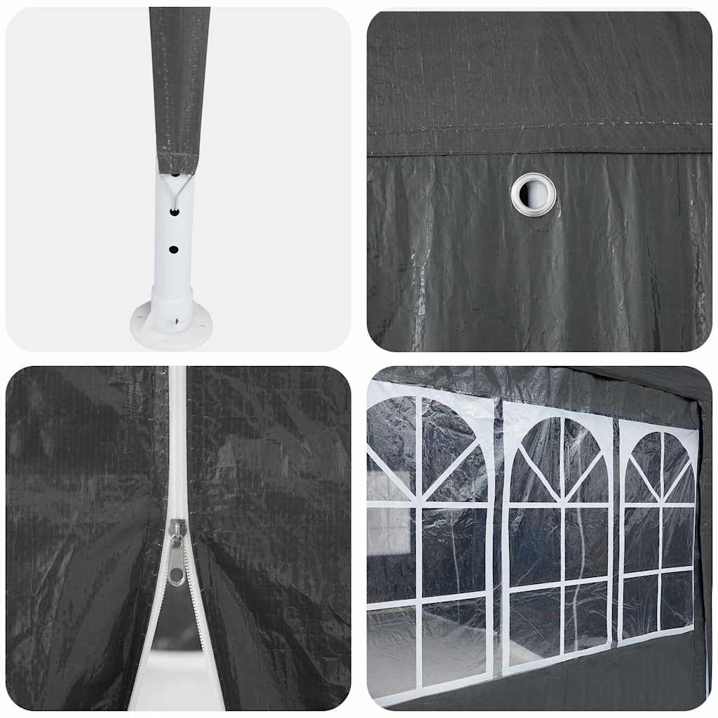 Tenda Party Antracite 600 x 400 x 266 cm Polietilene