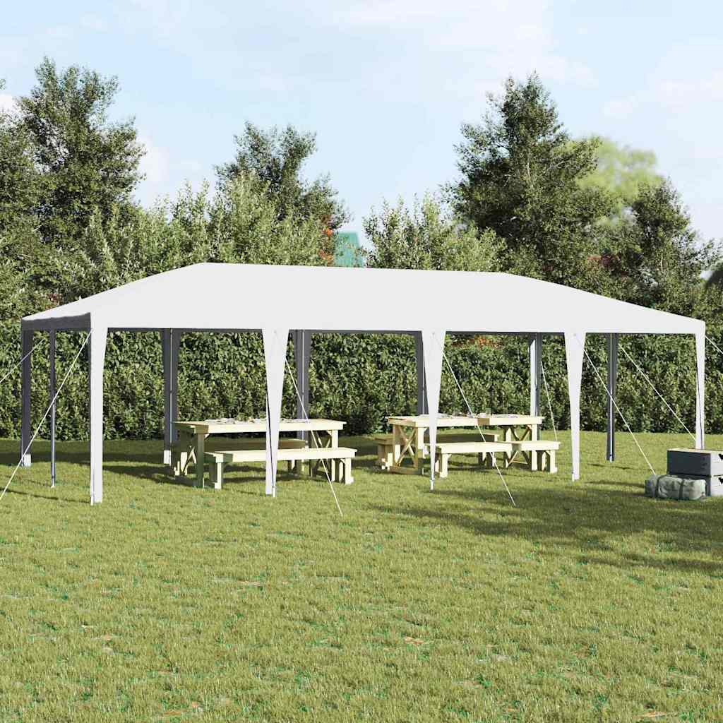 Tenda Party Bianco 800 x 400 x 266 cm Polietilene e Acciaio