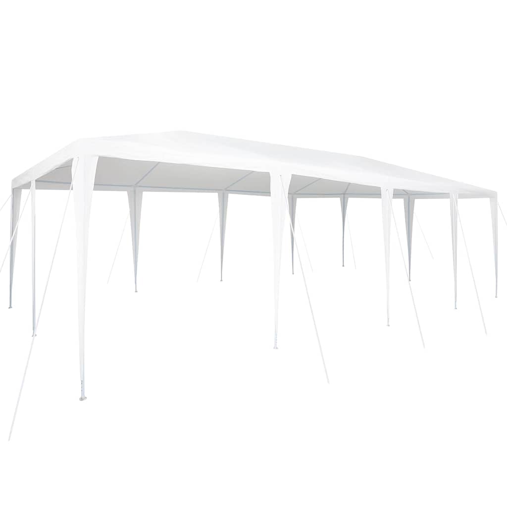 Tenda Party Bianco 800 x 400 x 266 cm Polietilene e Acciaio