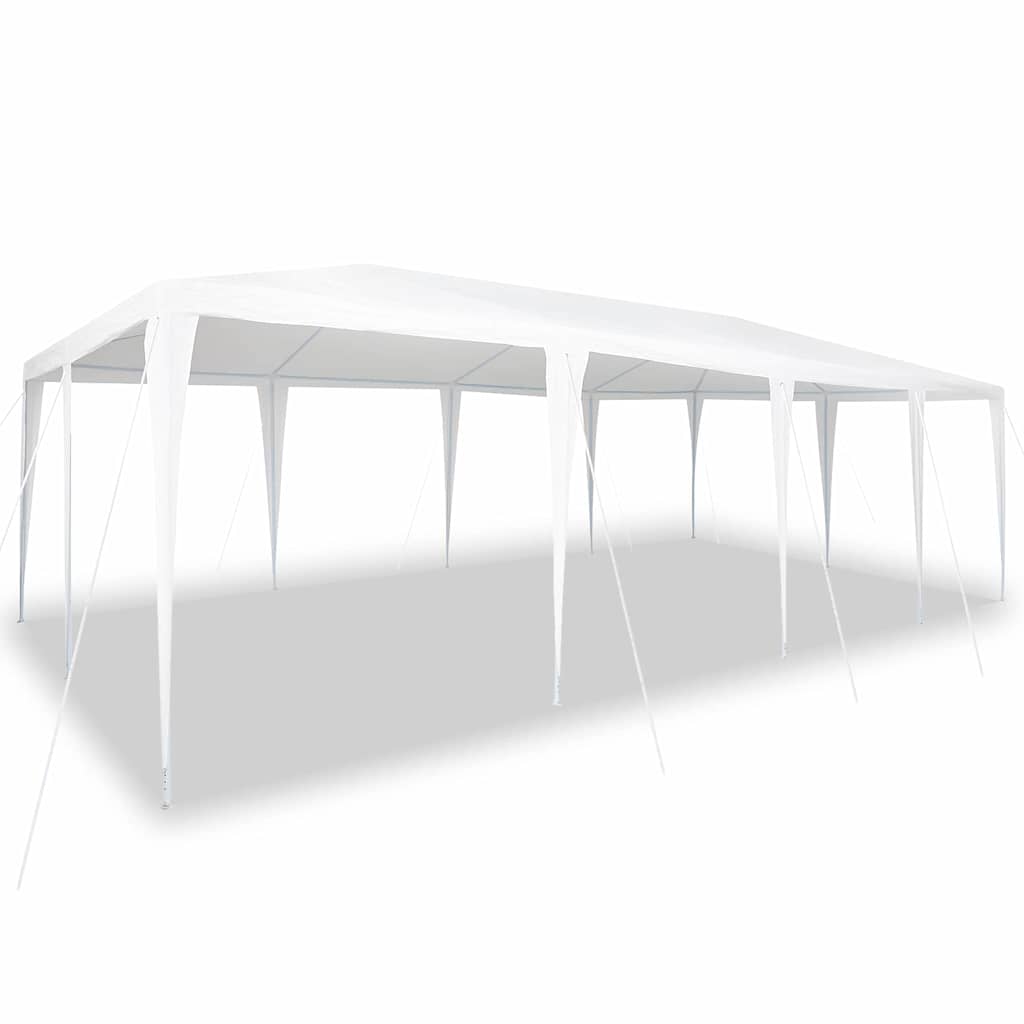 Tenda Party Bianco 800 x 400 x 266 cm Polietilene e Acciaio