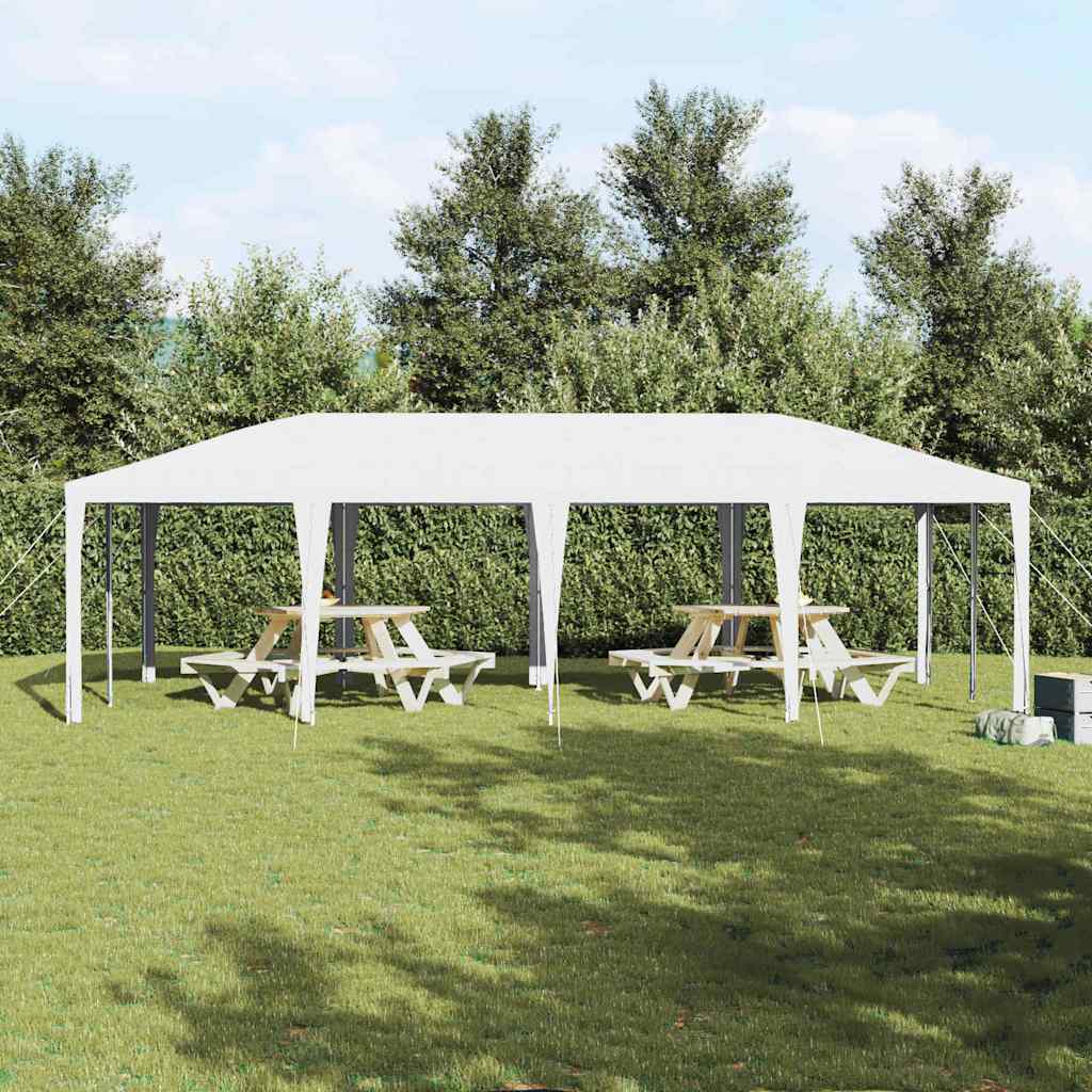 Tenda Party Bianco 800 x 400 x 266 cm Polietilene e Acciaio