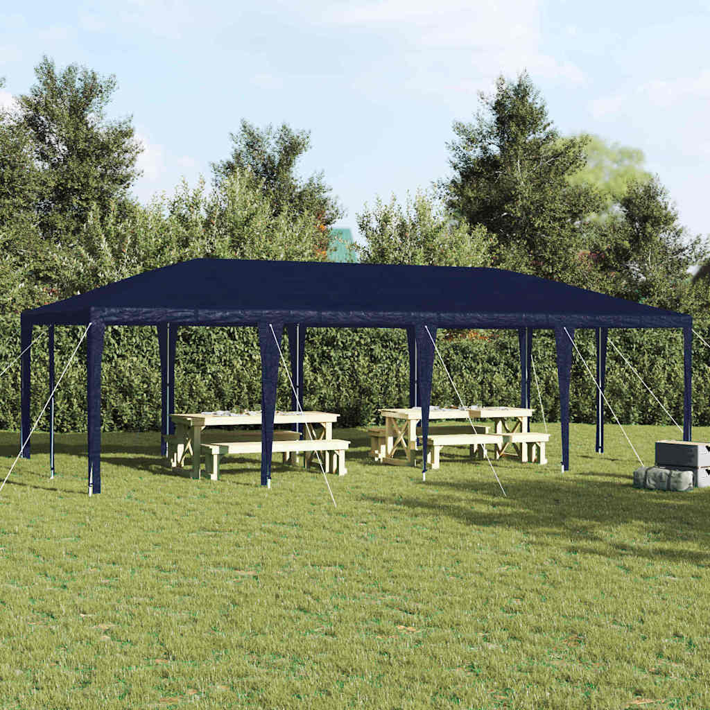Tenda Party Blu 800 x 400 x 266 cm Polietilene e Acciaio