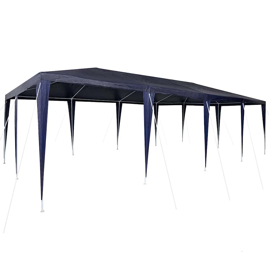 Tenda Party Blu 800 x 400 x 266 cm Polietilene e Acciaio