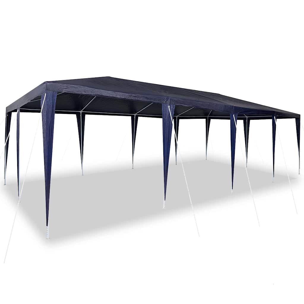 Tenda Party Blu 800 x 400 x 266 cm Polietilene e Acciaio