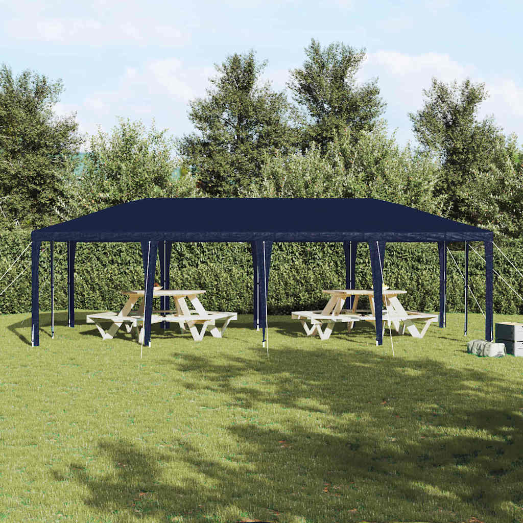 Tenda Party Blu 800 x 400 x 266 cm Polietilene e Acciaio