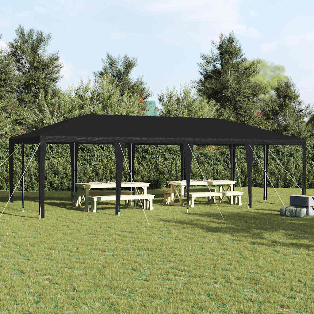 Tenda Party Antracite 800 x 400 x 266 cm Polietilene e Acciaio