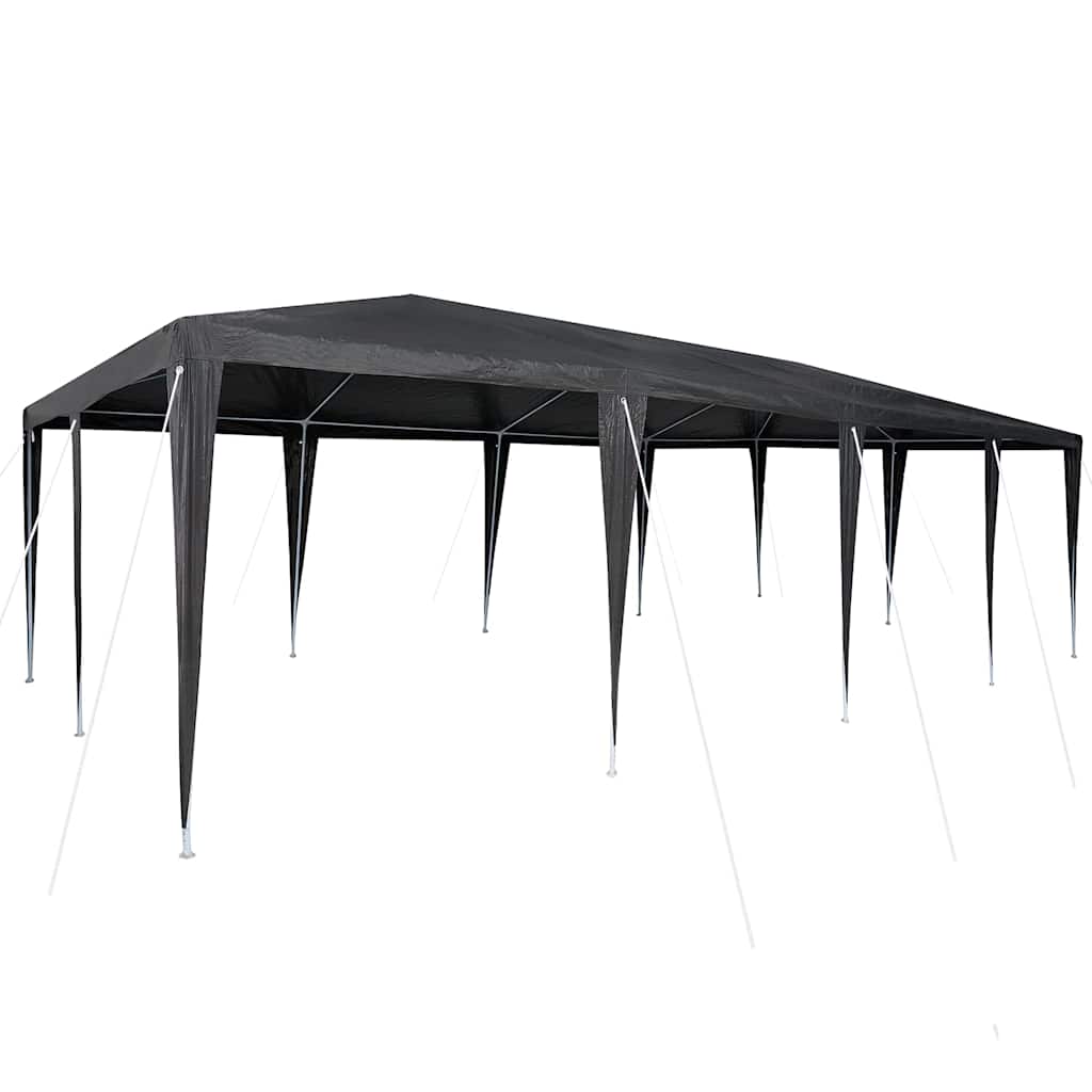 Tenda Party Antracite 800 x 400 x 266 cm Polietilene e Acciaio