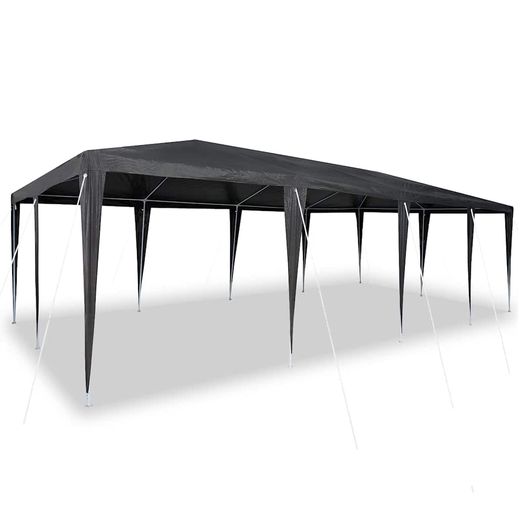 Tenda Party Antracite 800 x 400 x 266 cm Polietilene e Acciaio