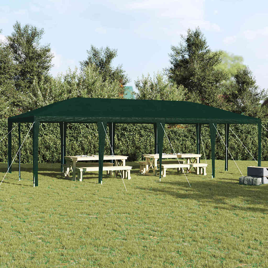 Tenda Party Verde 800 x 400 x 266 cm Polietilene e Acciaio