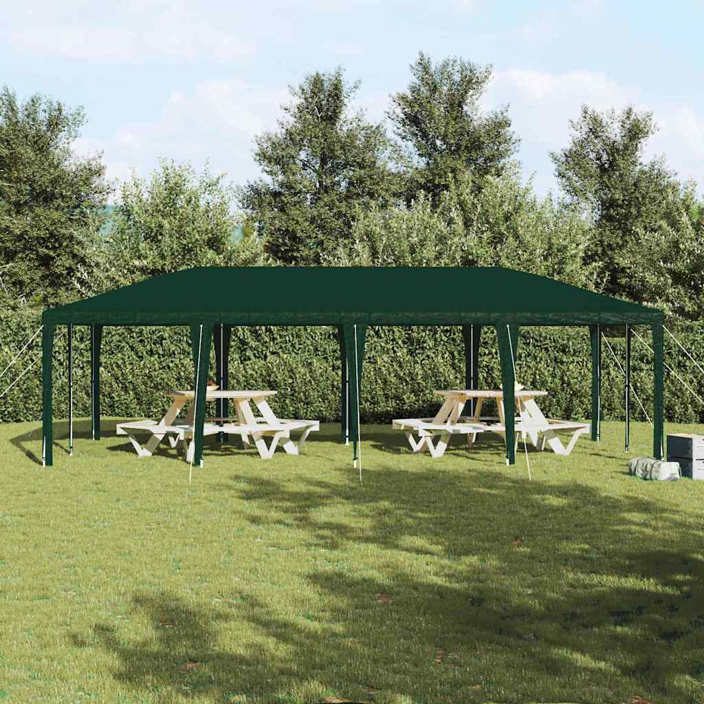 Tenda Party Verde 800 x 400 x 266 cm Polietilene e Acciaio