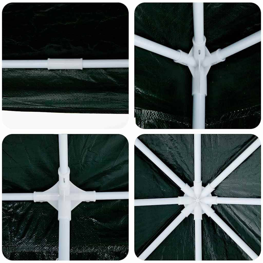 Tenda Party Verde 800 x 400 x 266 cm Polietilene e Acciaio