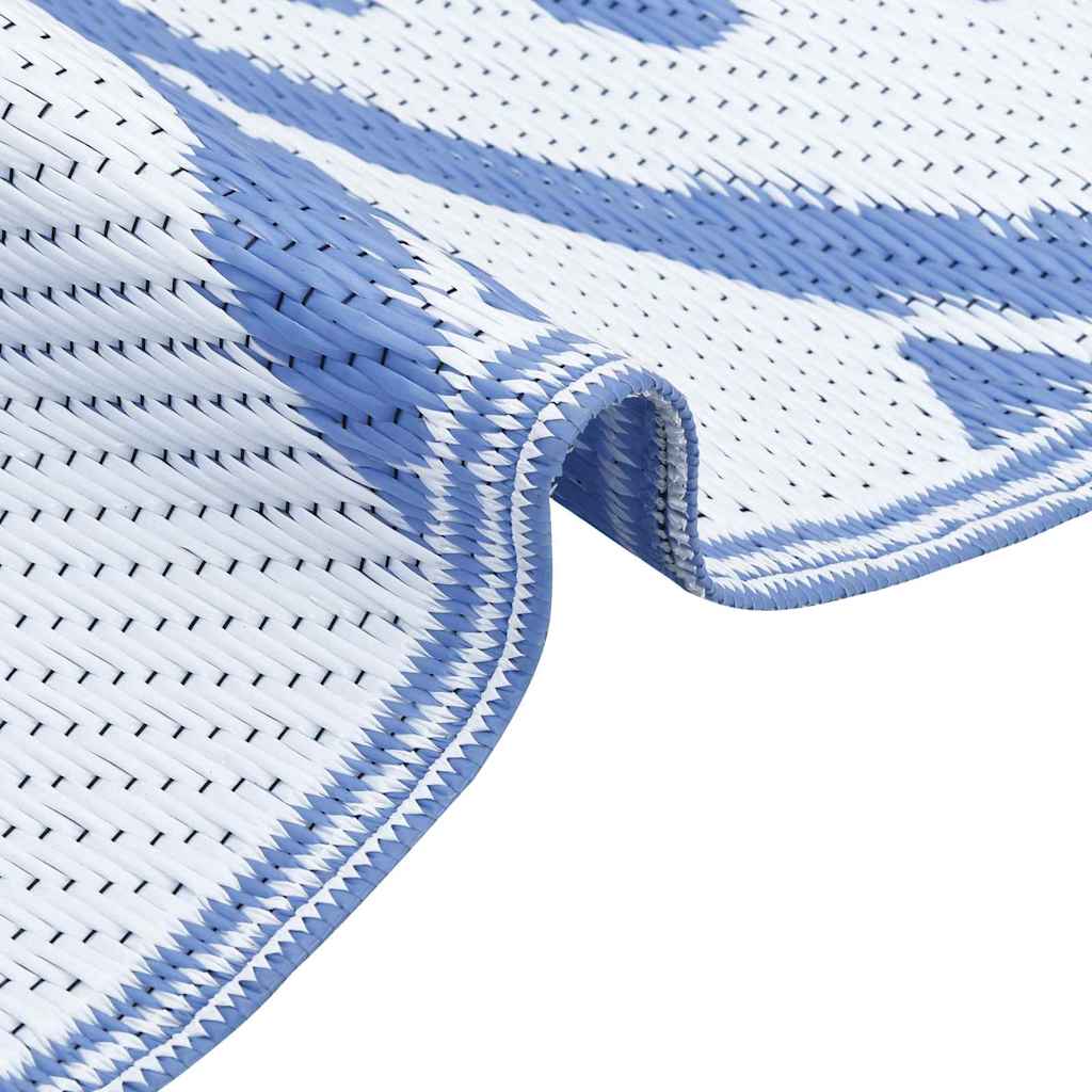 Tappeto da esterno ARAKIL Azzurro Baby e Bianco 400 × 300 cm