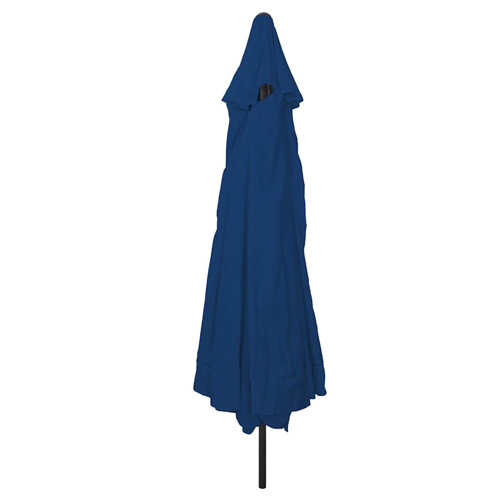 Ombrello da giardino 394 x 394 x 248 cm Poliestere e Acciaio