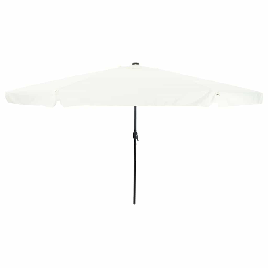 Ombrello da giardino 395 x 395 x 245 cm Poliestere Rotondo