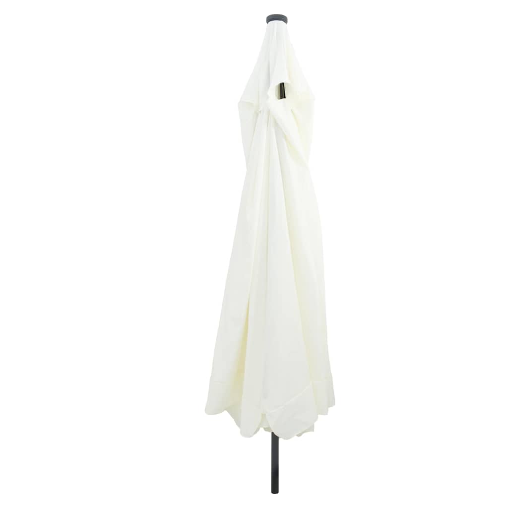Ombrello da giardino 395 x 395 x 245 cm Poliestere Rotondo
