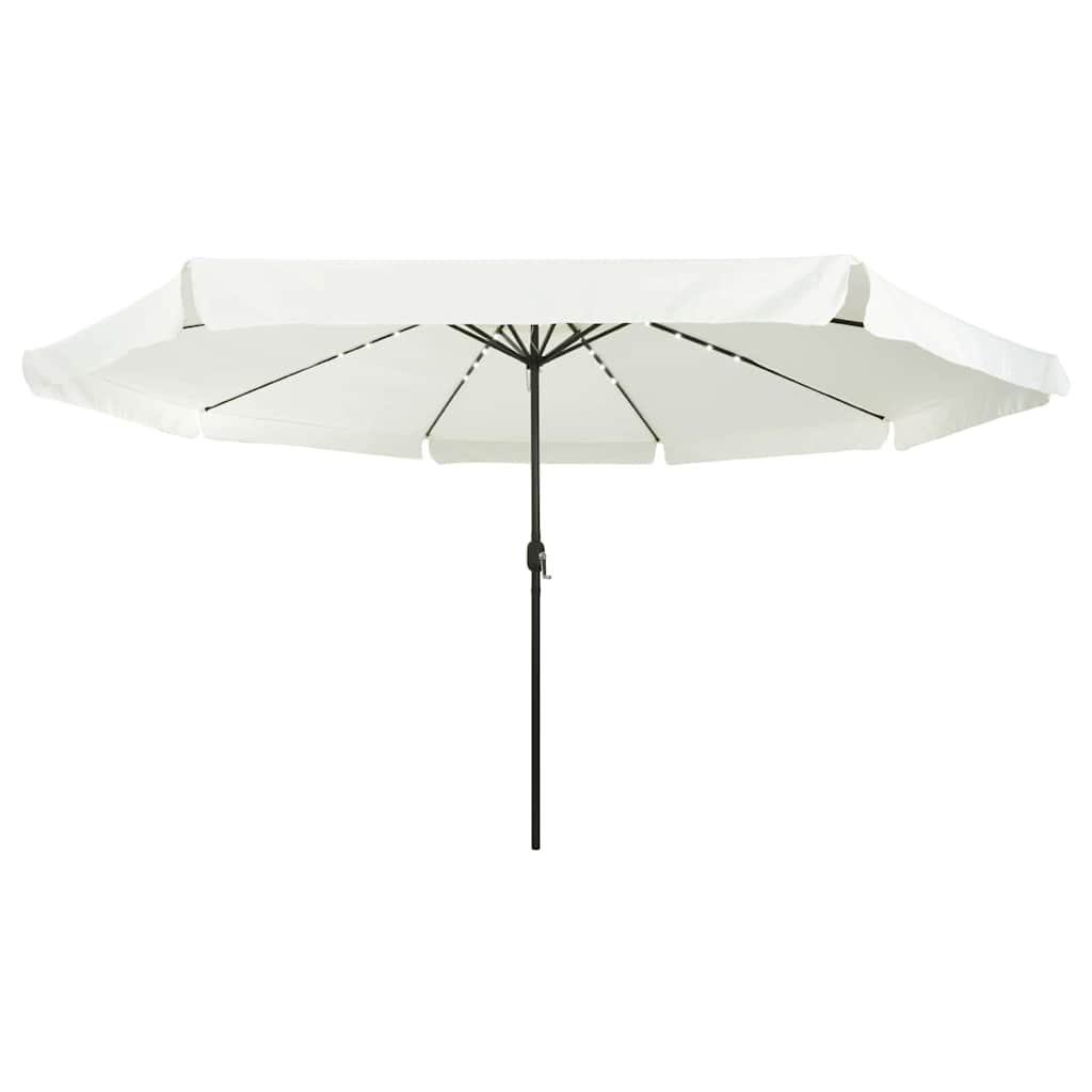 Ombrello da giardino 395 x 395 x 245 cm Poliestere Rotondo