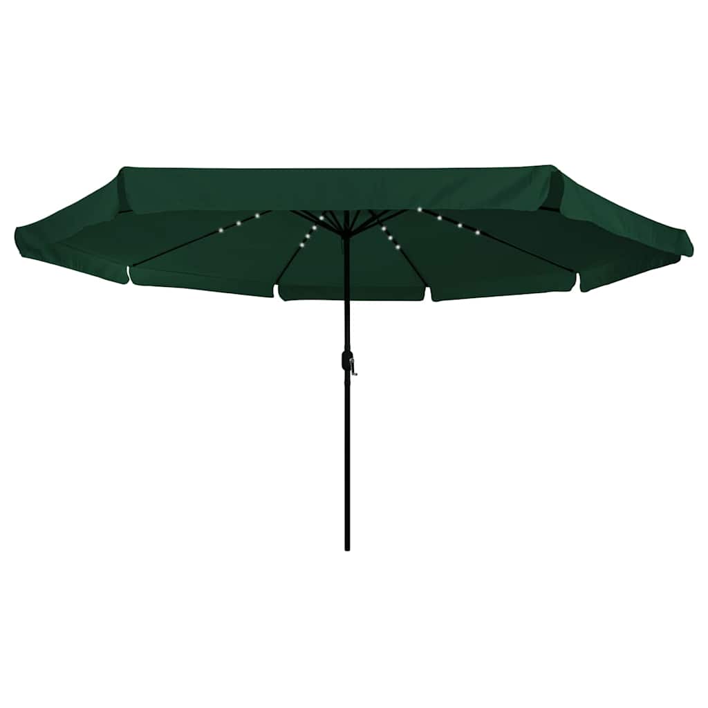 Ombrello da giardino 395 x 395 x 245 cm Poliestere Rotondo