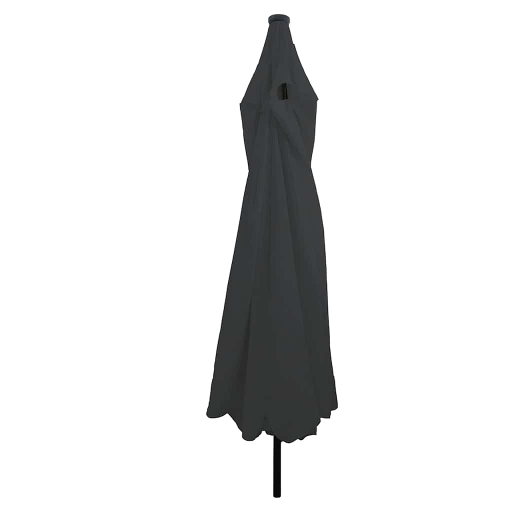 Ombrello da giardino 395 x 395 x 245 cm Poliestere Rotondo