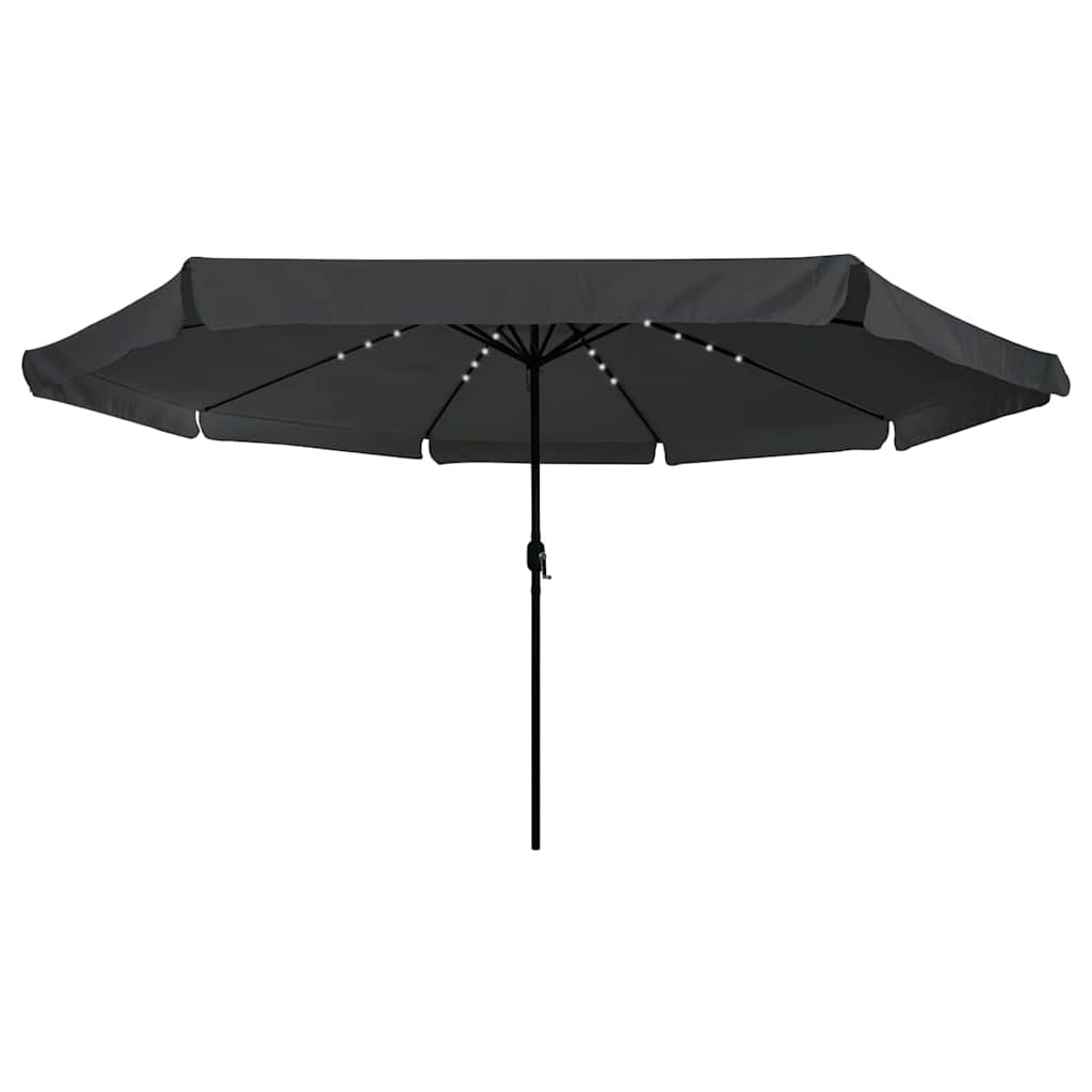 Ombrello da giardino 395 x 395 x 245 cm Poliestere Rotondo