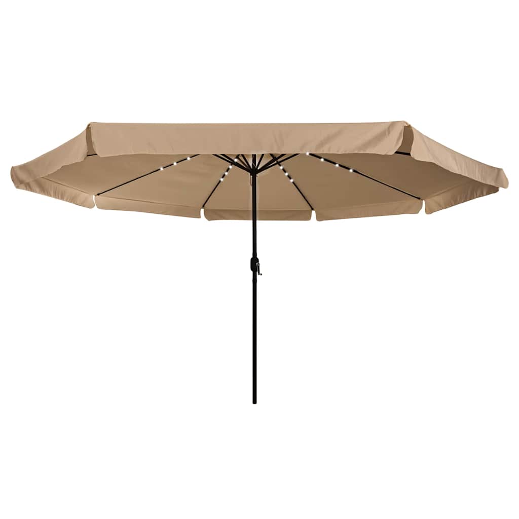 Ombrello da giardino 395 x 395 x 245 cm Poliestere Rotondo