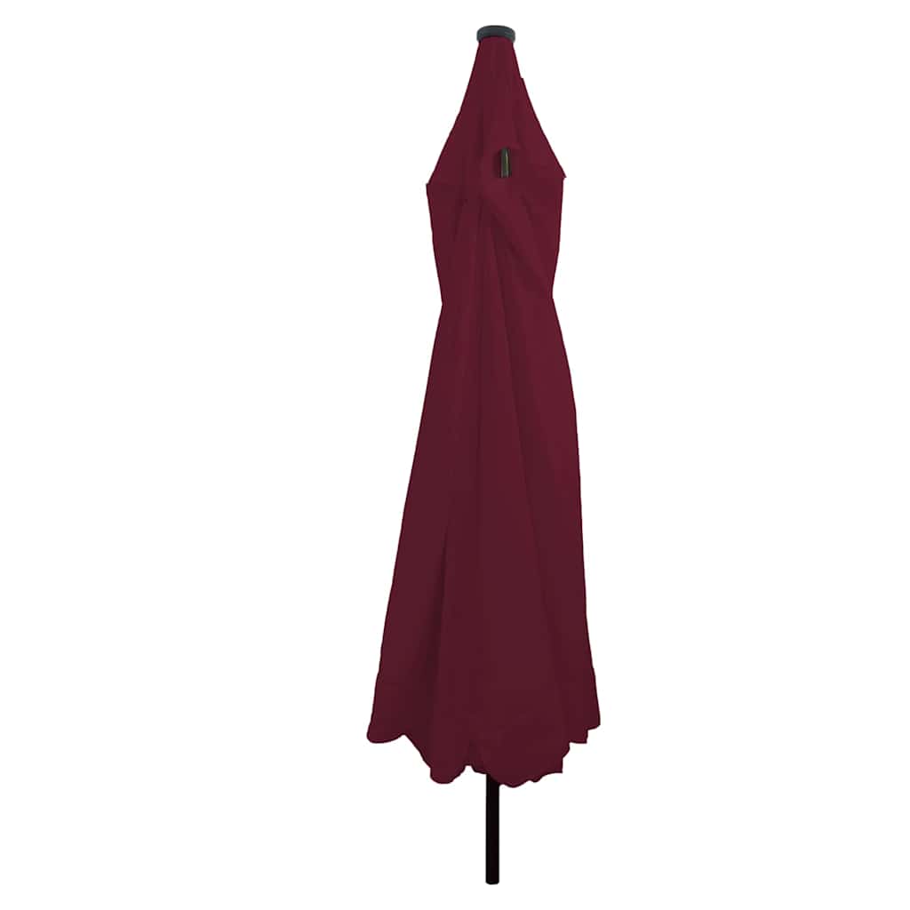 Ombrello da giardino 395 x 395 x 245 cm Poliestere Rotondo