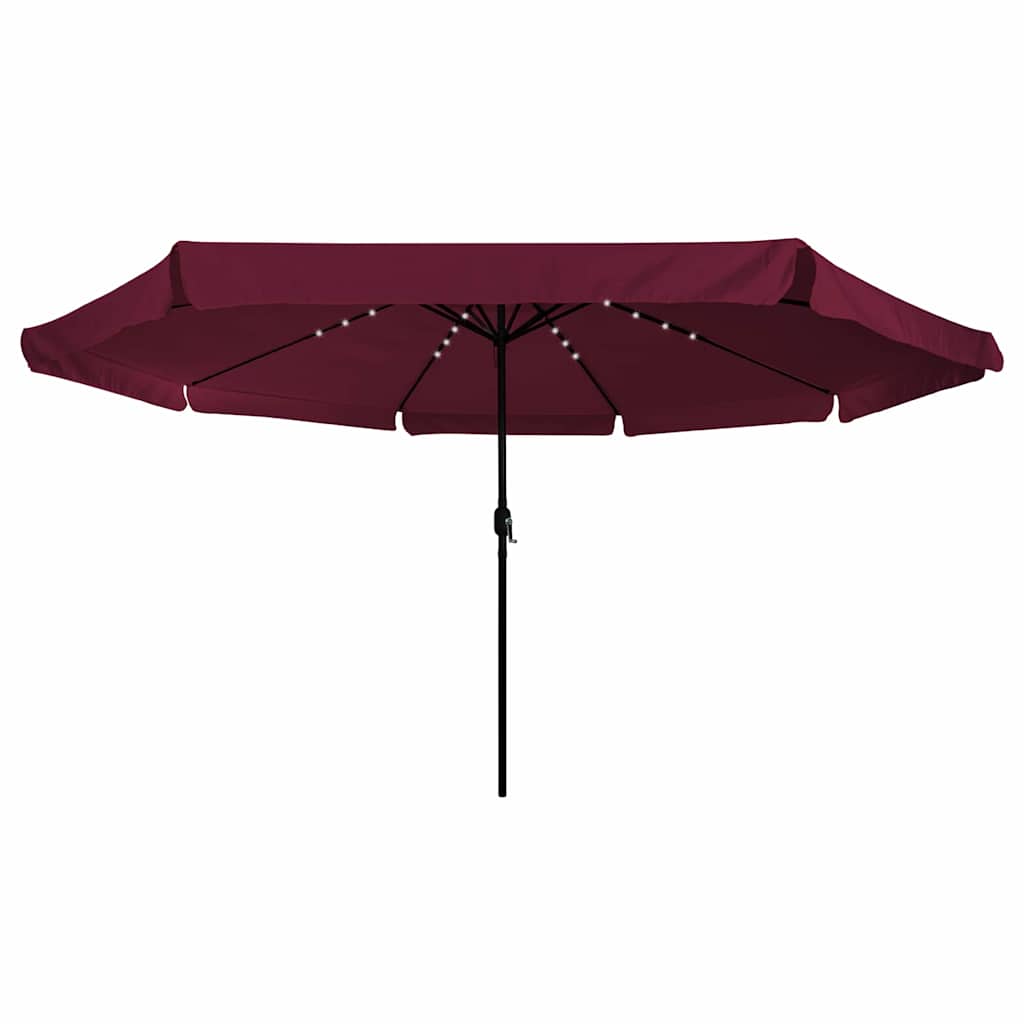 Ombrello da giardino 395 x 395 x 245 cm Poliestere Rotondo