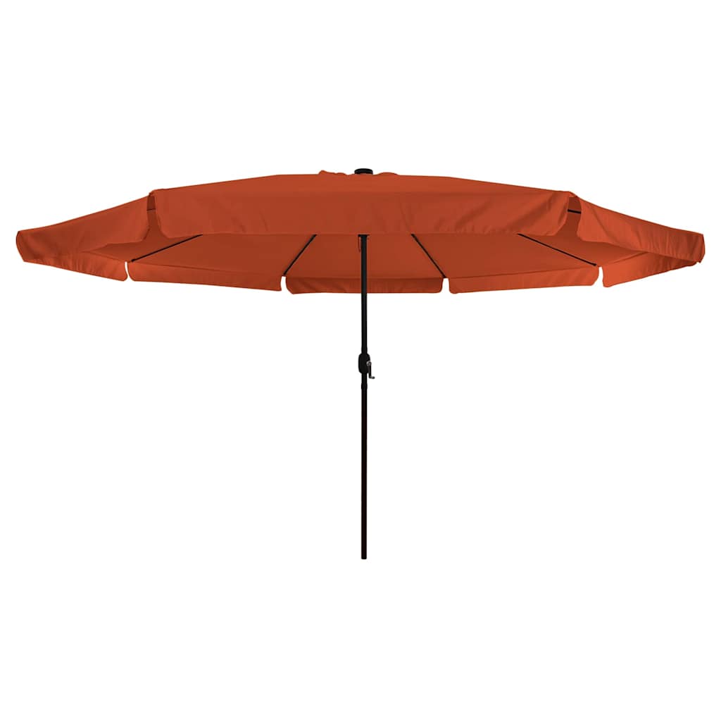 Ombrello da giardino 395 x 395 x 245 cm Poliestere Rotondo