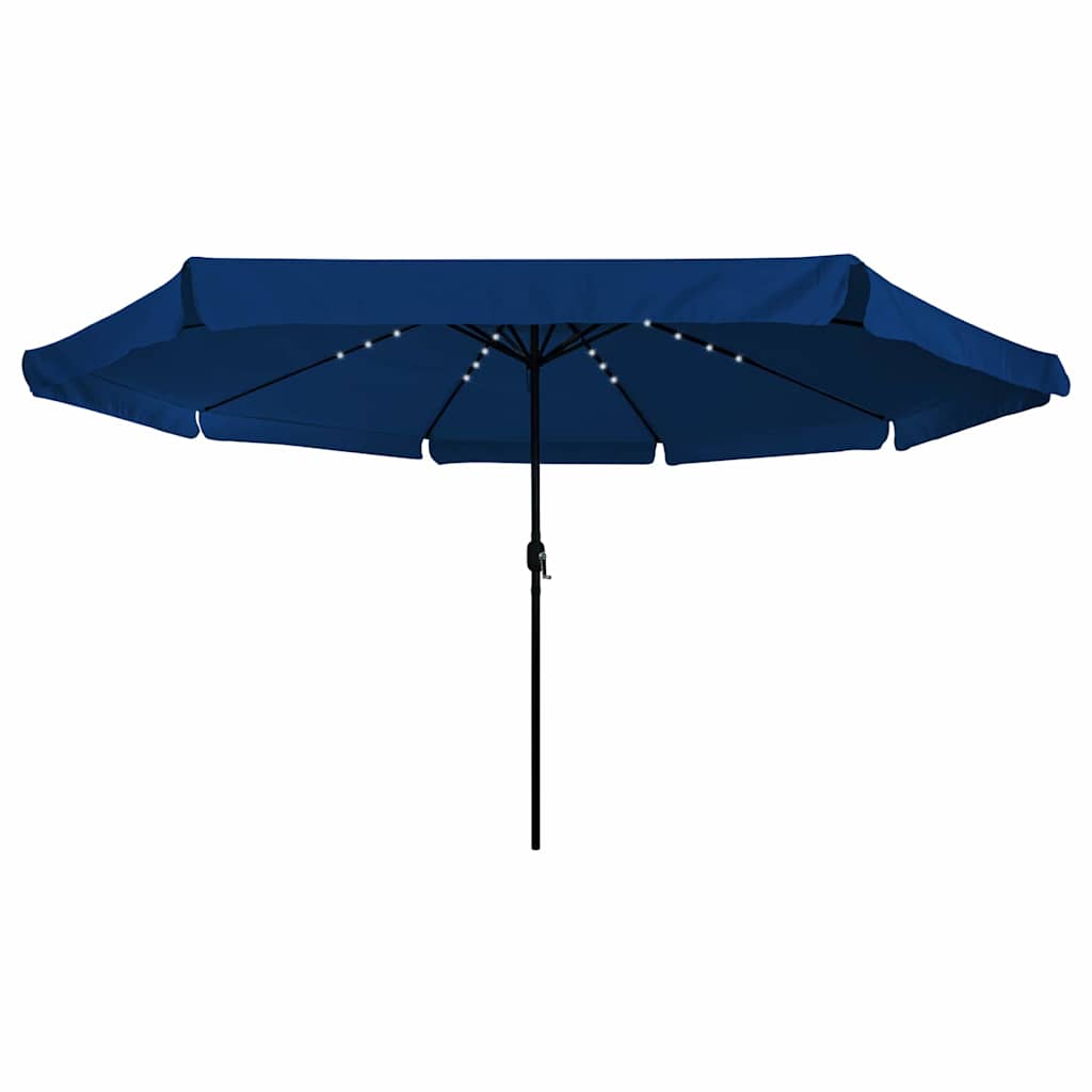 Ombrello da giardino 395 x 395 x 245 cm Poliestere Rotondo