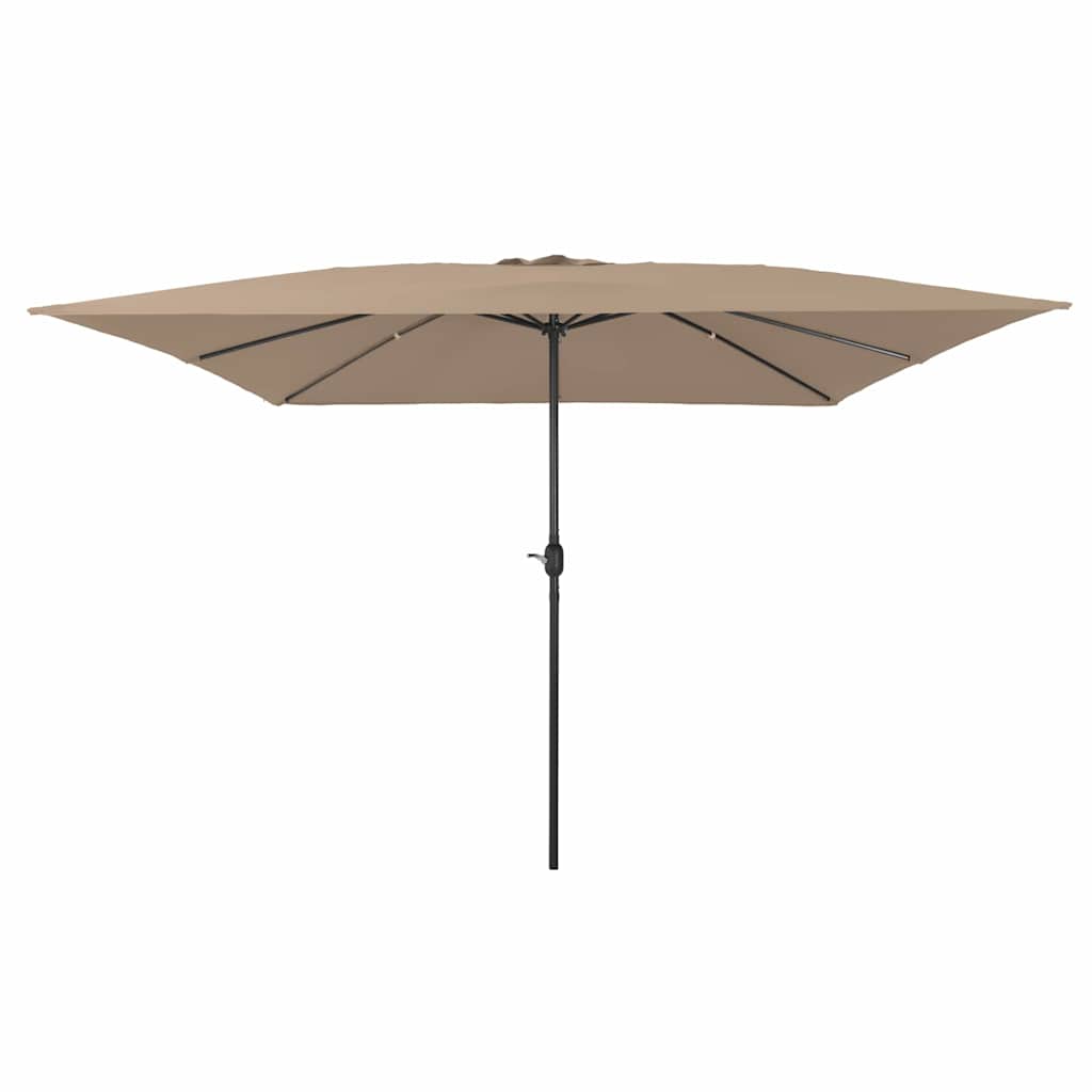 Ombrello da giardino 295 x 295 x 245 cm Poliestere e Acciaio
