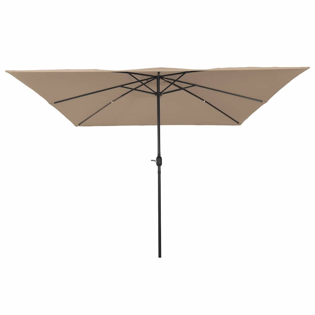 Ombrello da giardino 295 x 295 x 245 cm Poliestere e Acciaio
