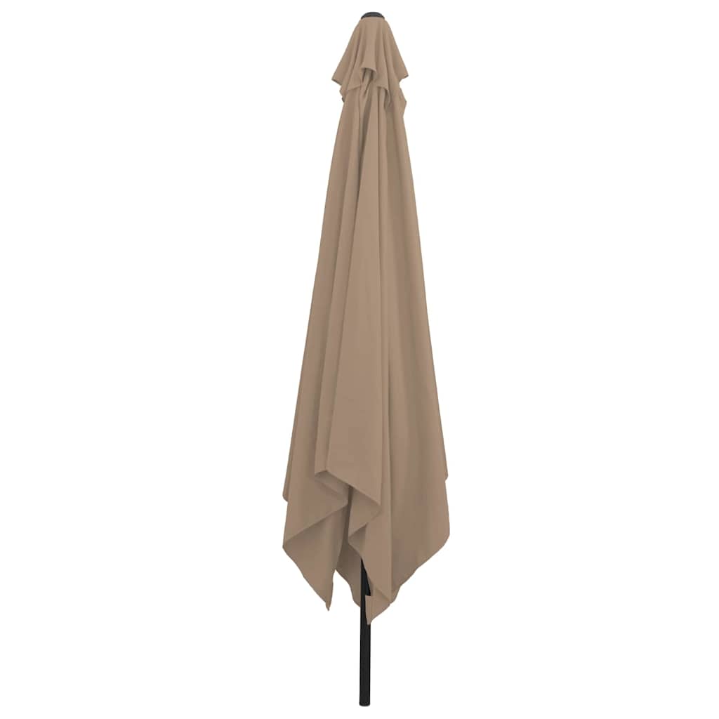 Ombrello da giardino 295 x 295 x 245 cm Poliestere e Acciaio