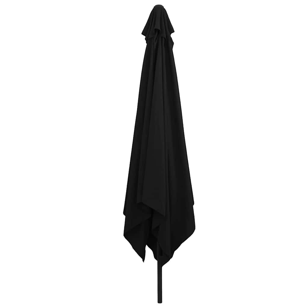 Ombrello da giardino Nero 295 x 295 x 245 cm