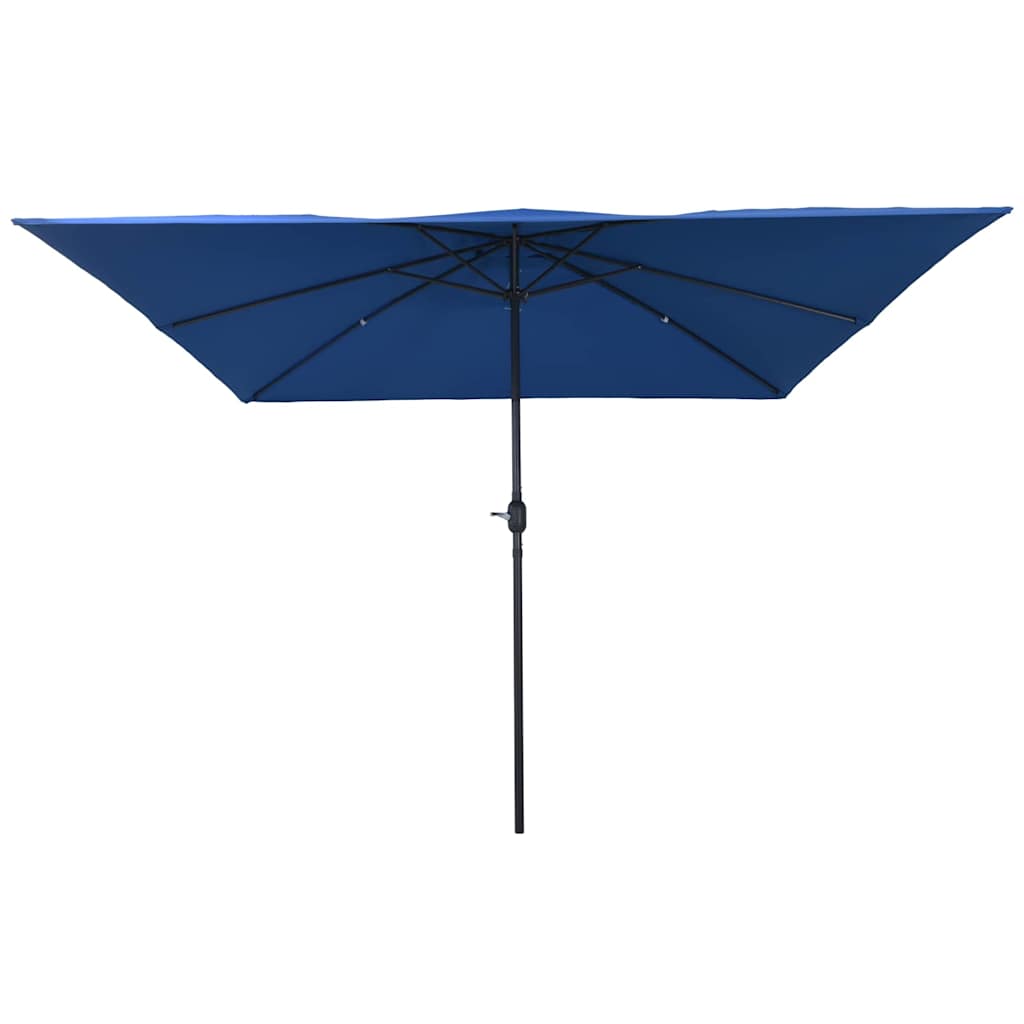 Ombrello da giardino 295 x 295 x 245 cm Poliestere e Acciaio