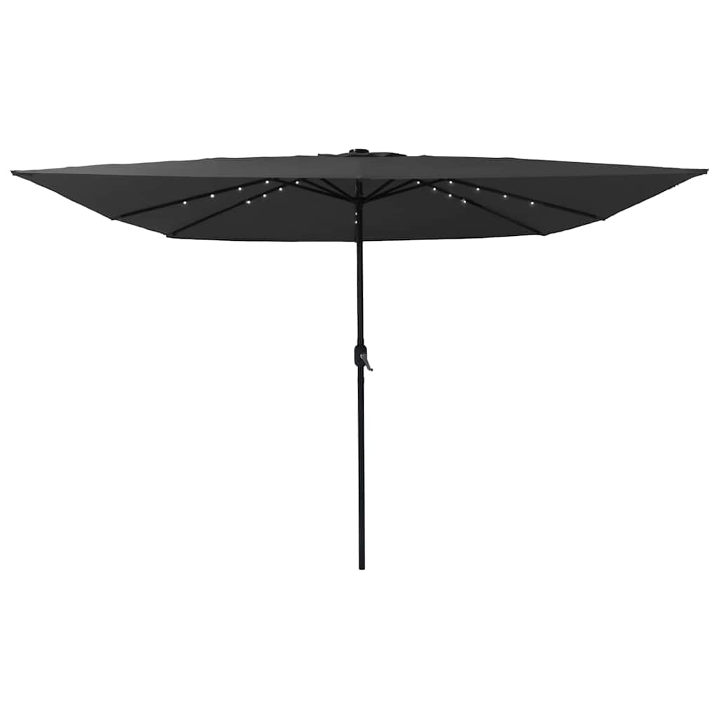 Ombrello da giardino 295 x 295 x 245 cm Poliestere e Acciaio