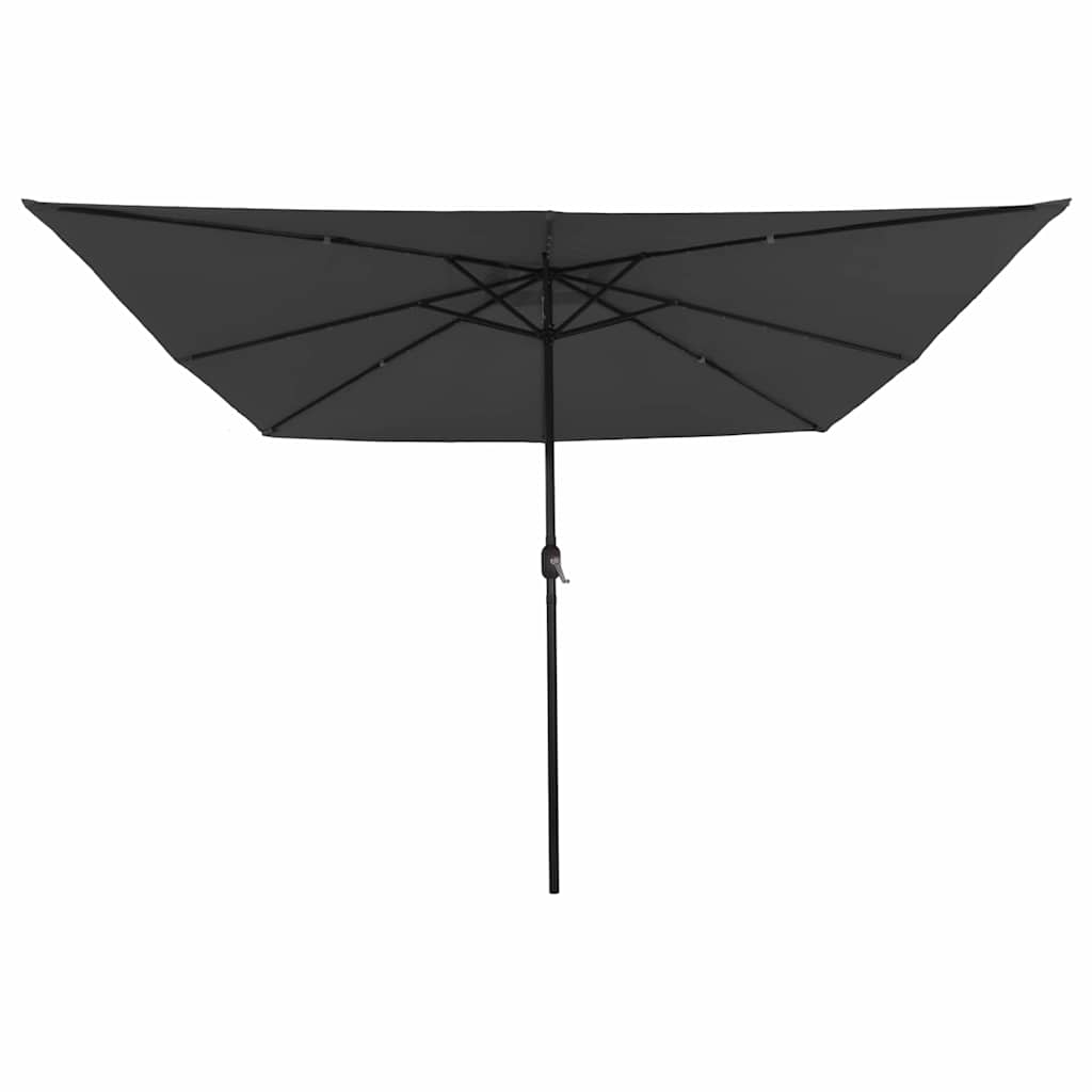 Ombrello da giardino 295 x 295 x 245 cm Poliestere e Acciaio