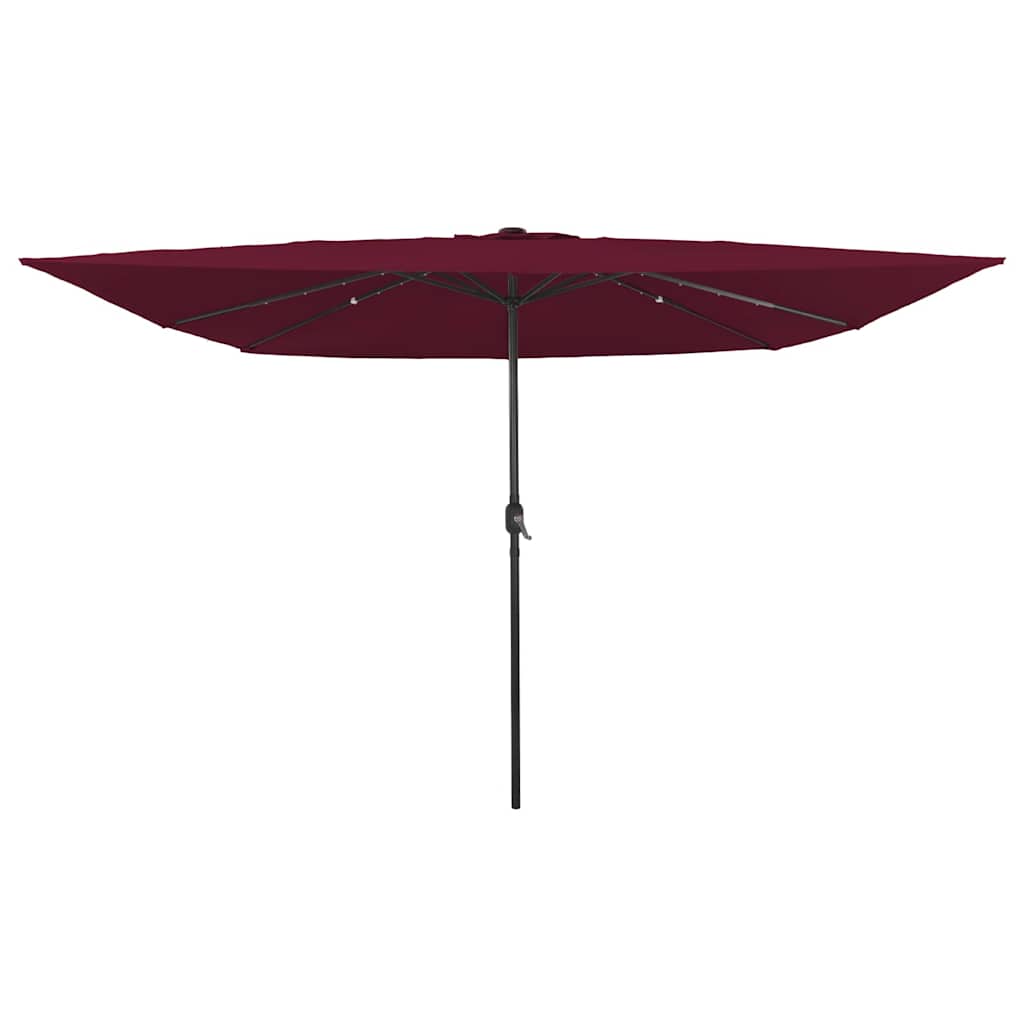 Ombrello da giardino Rosso Bordeaux 295 x 295 x 245 cm