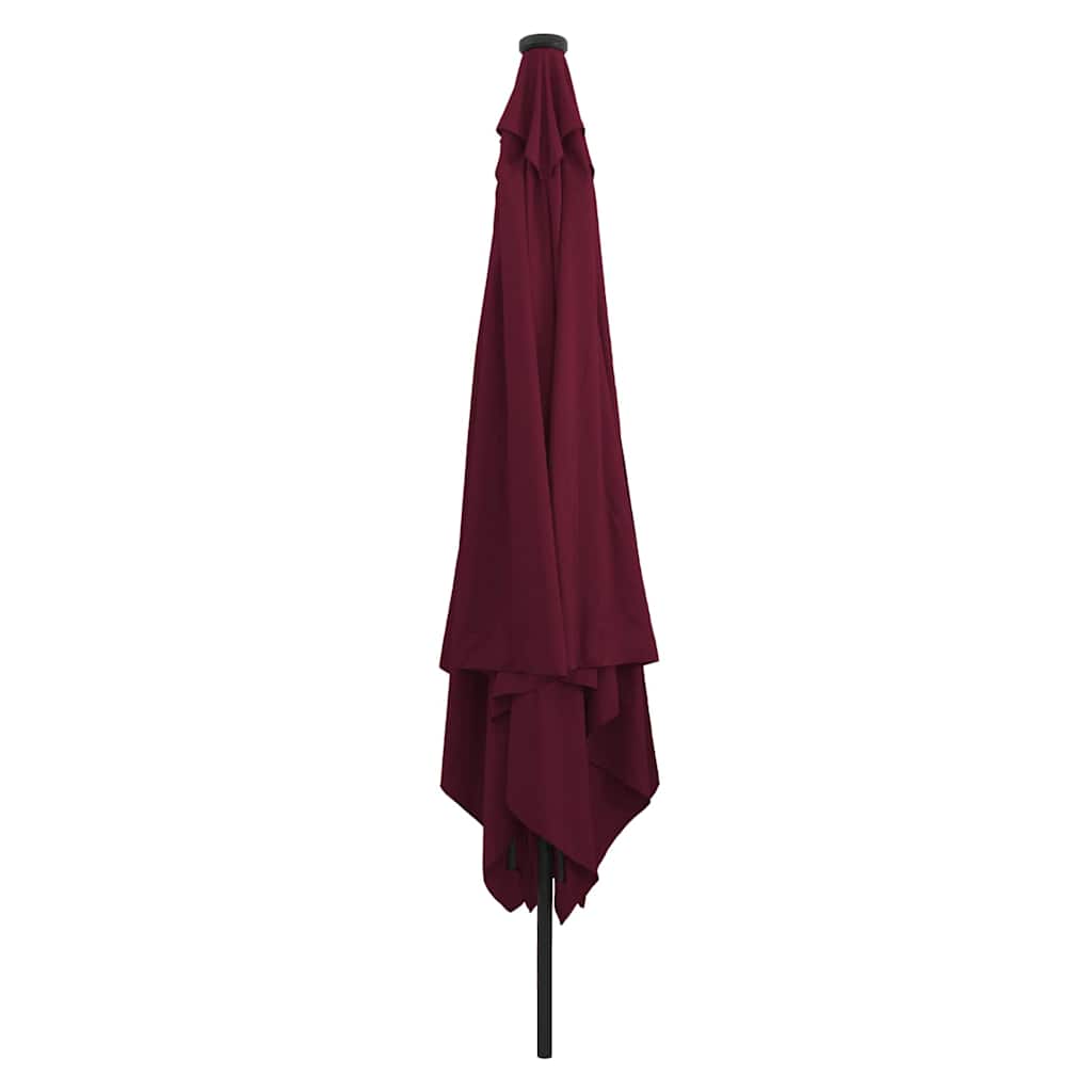 Ombrello da giardino Rosso Bordeaux 295 x 295 x 245 cm