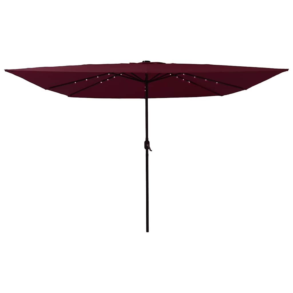 Ombrello da giardino Rosso Bordeaux 295 x 295 x 245 cm