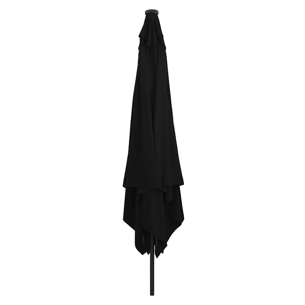 Ombrello da giardino Nero 295 x 295 x 245 cm
