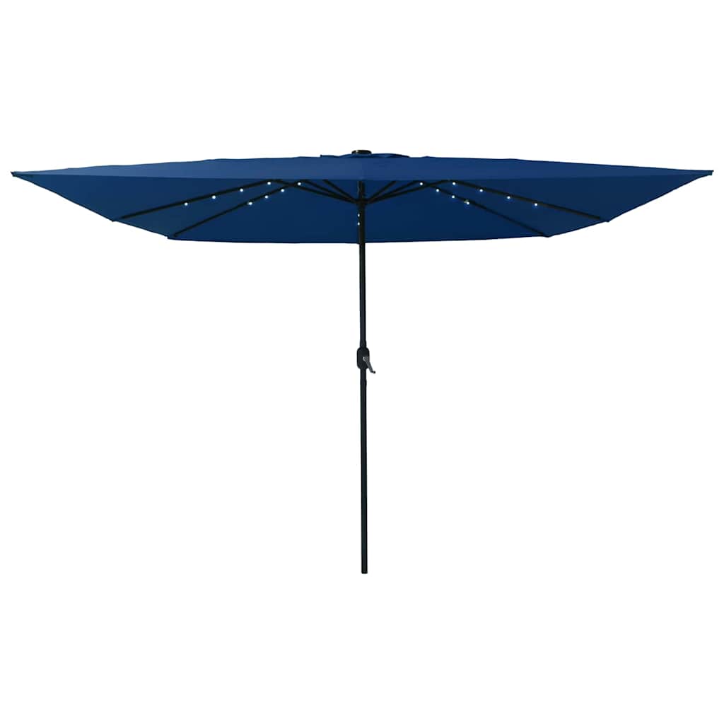 Ombrello da giardino 295 x 295 x 245 cm Poliestere e Acciaio