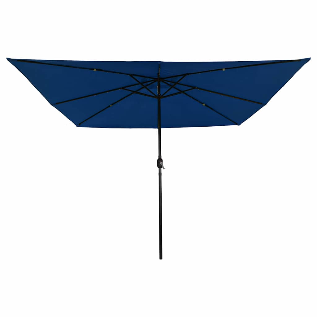 Ombrello da giardino 295 x 295 x 245 cm Poliestere e Acciaio