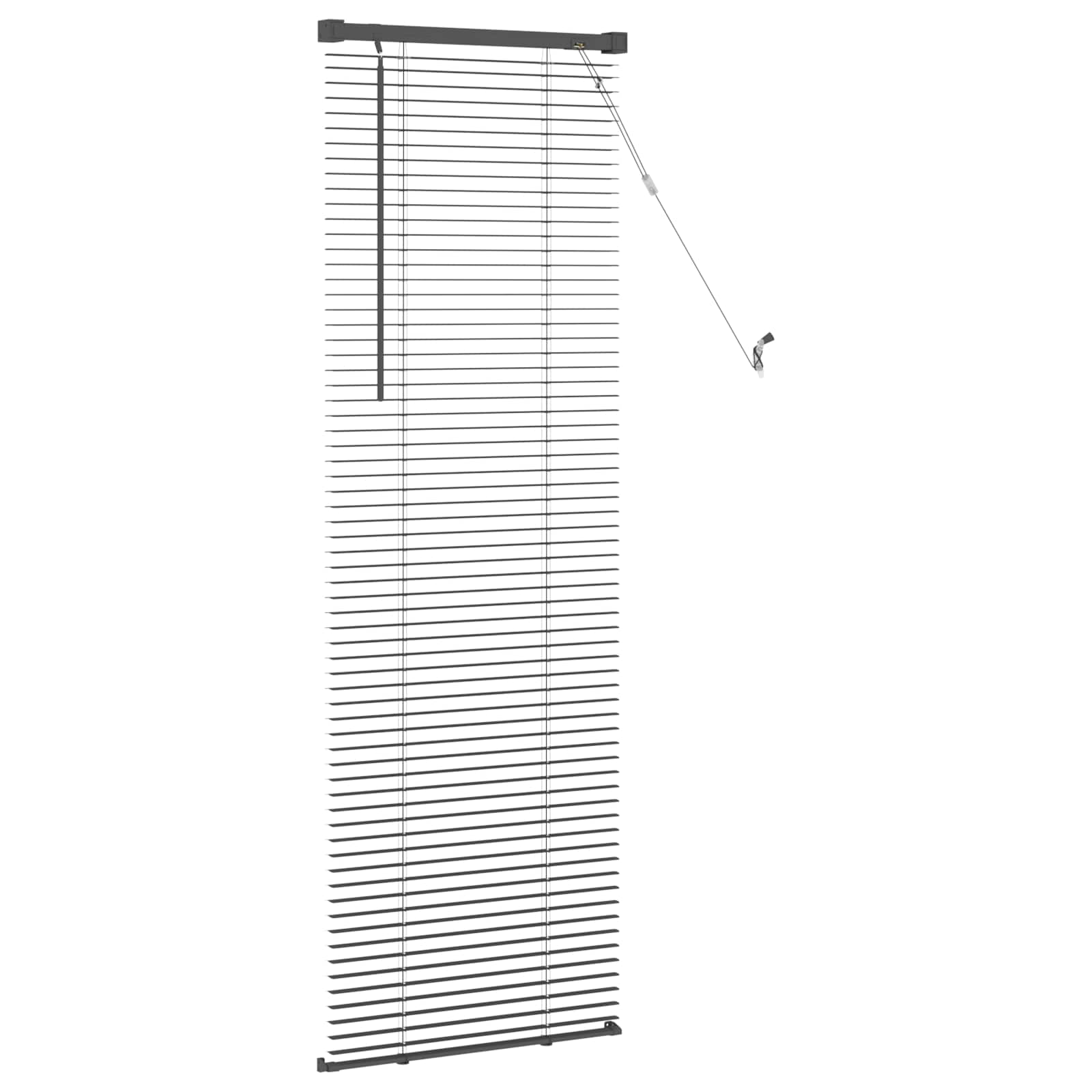 Tenda Veneziana Grigio Argento 150 x 40 cm 25 mm PVC