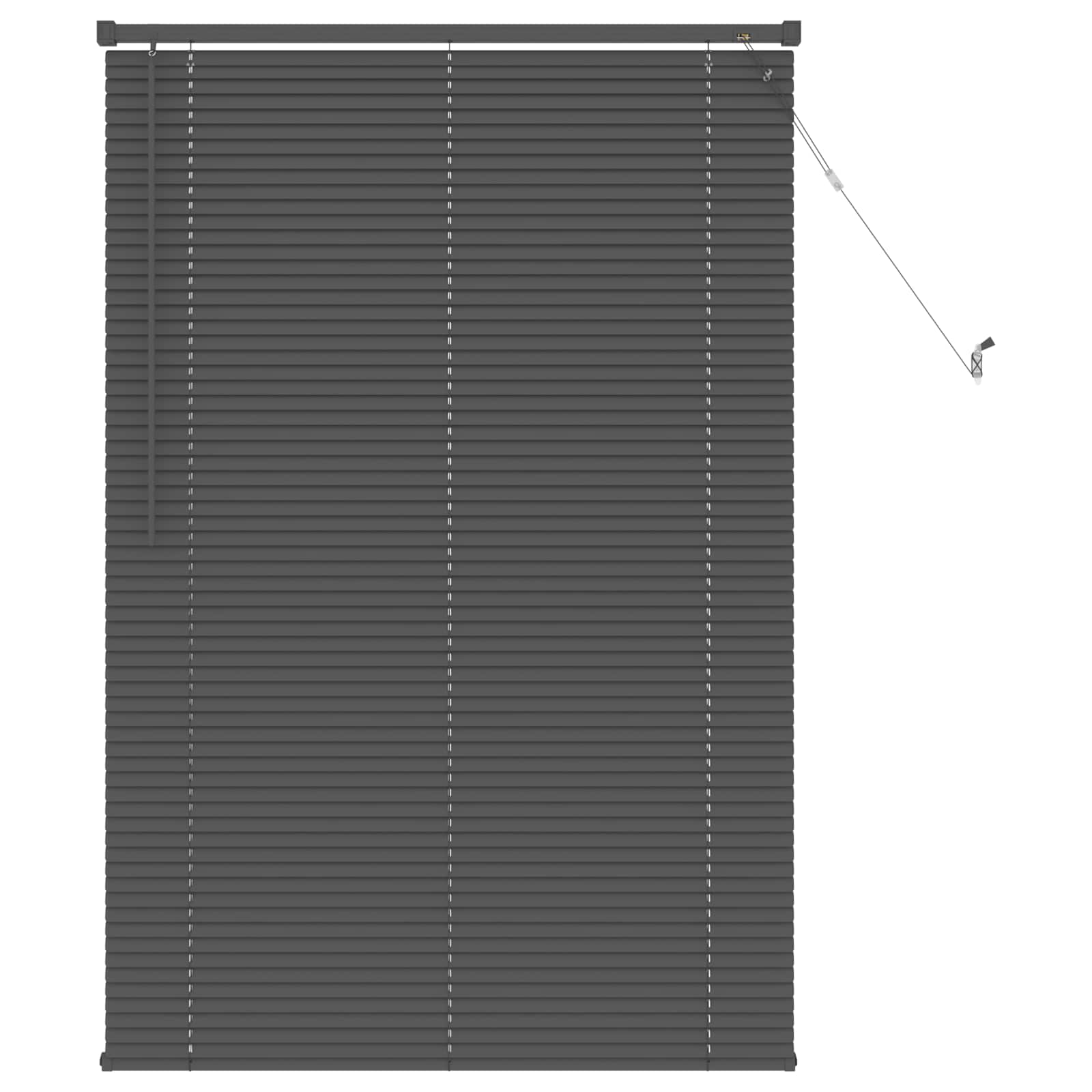 Tenda Veneziana Grigio Argento 150 x 100 cm 25 mm PVC