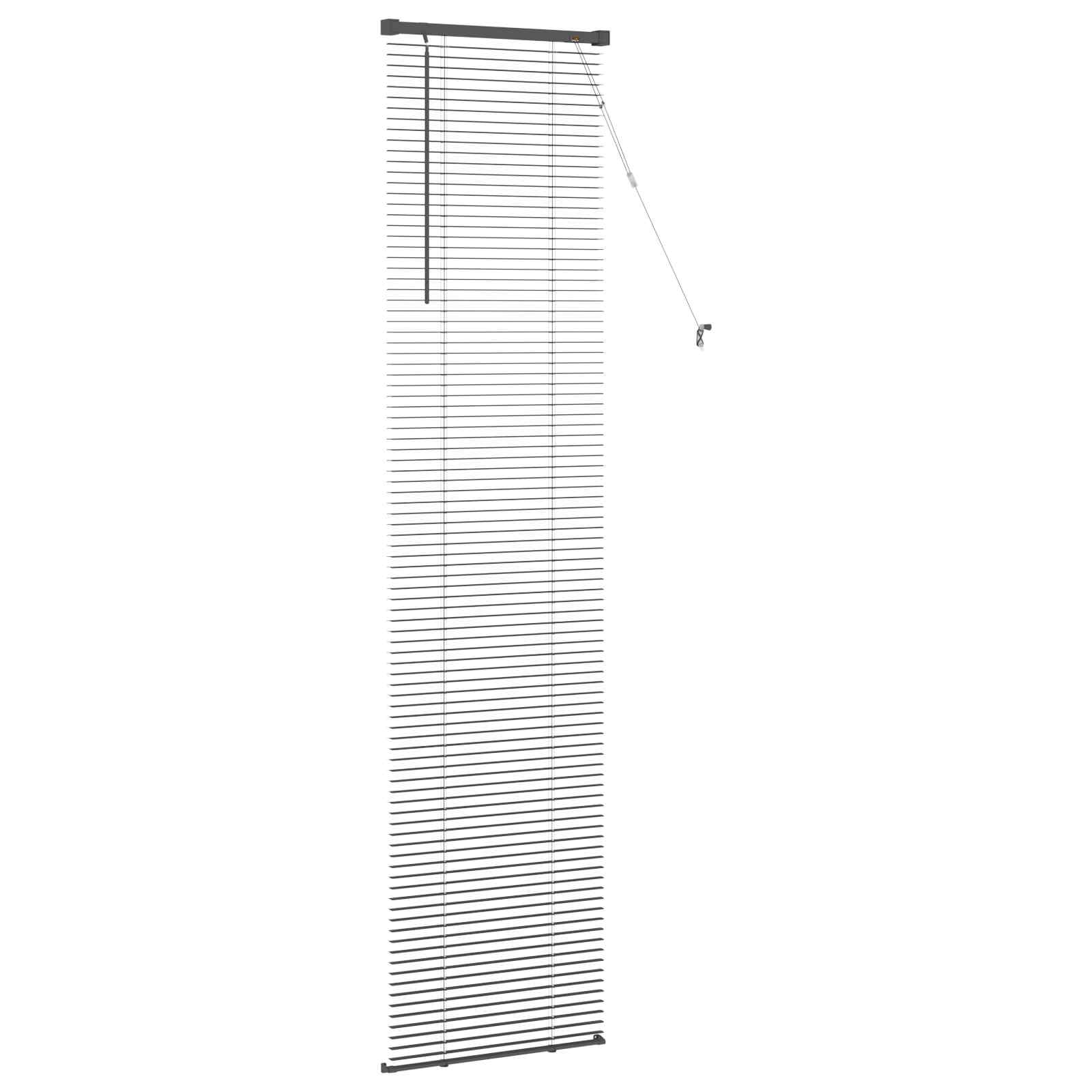 Tenda Veneziana Grigio Argento 213 x 60 cm 25 mm PVC