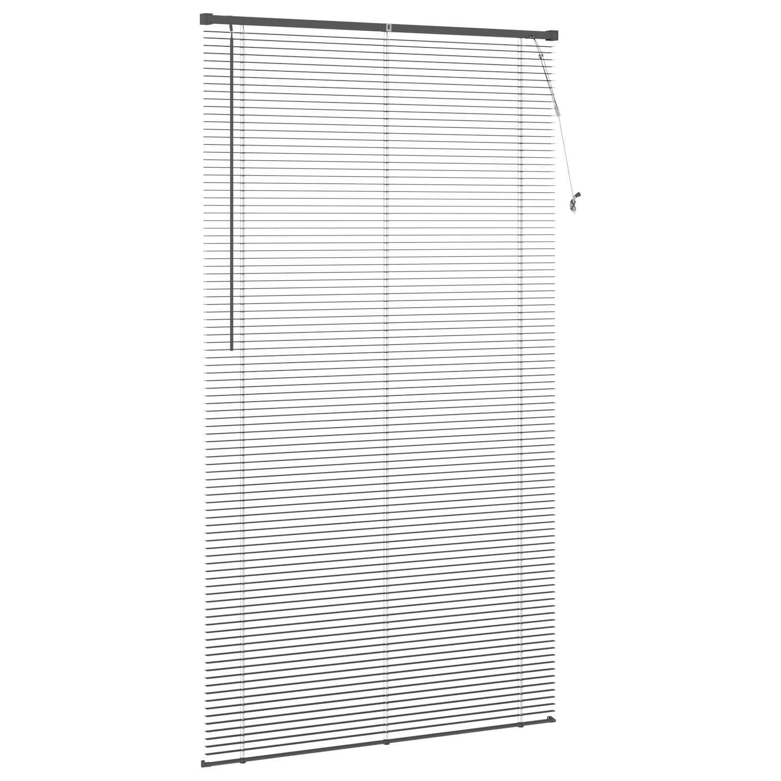 Tenda Veneziana Grigio Argento 213 x 120 cm 25 mm PVC