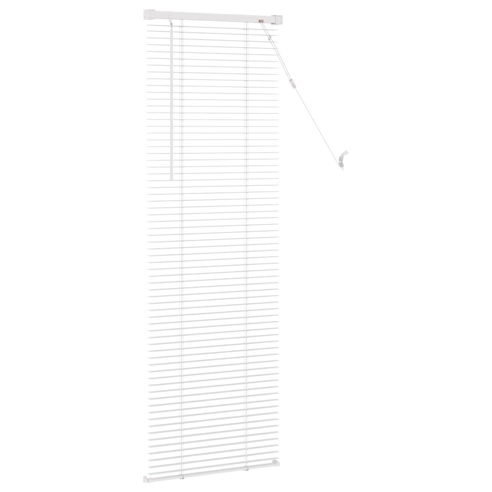 Tenda Veneziana Bianco 150 x 50 cm 25 mm PVC