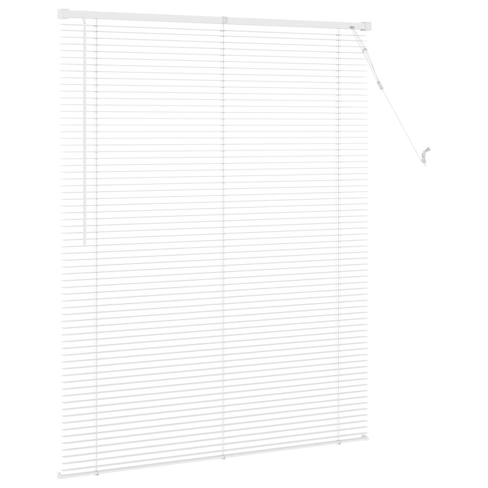 Tenda Veneziana Bianco 150 x 110 cm 25 mm PVC